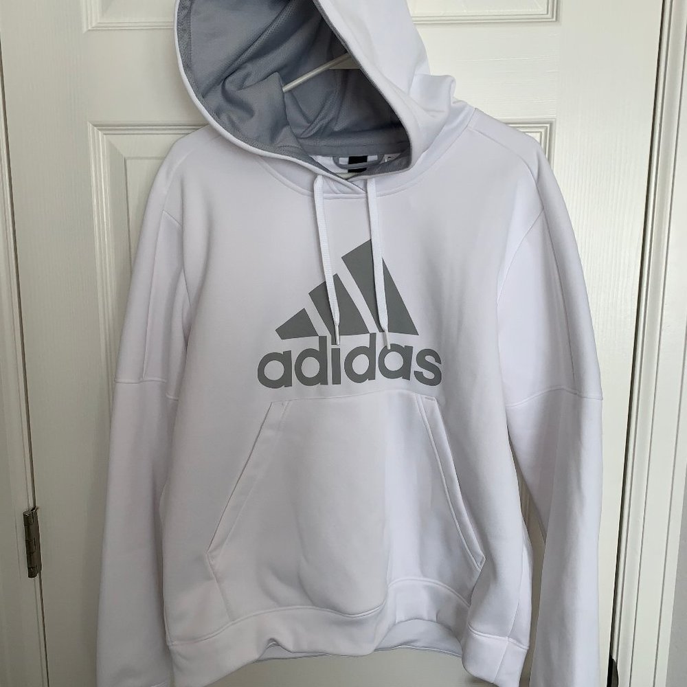 Adidas White Hoodie